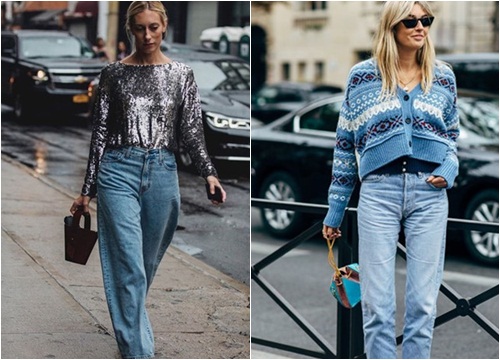 Quên kiểu quần jeans bó giò đi, đây mới là mốt quần jeans thống trị 2019