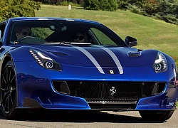 Siêu phẩm &#8220;triệu đô&#8221; Ferrari F12tdf trở lại với bộ áo xanh tuyệt đẹp