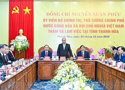 Thủ tướng làm việc với lãnh đạo chủ chốt tỉnh Thanh Hoá