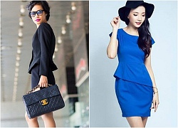 Váy đầm peplum công sở đẹp thanh lịch quyến rũ tự tin khoe dáng chuẩn