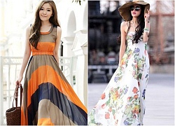 Váy maxi đẹp cổ điển cho bạn gái yêu thích phong cách vintage