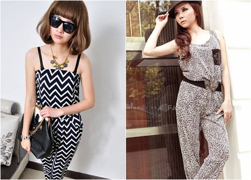 Vô số các kiểu Jumpsuit họa tiết đẹp vừa trẻ vừa mới nhất đang rất hot 2018