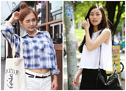 Áo sơ mi croptop nữ Hàn Quốc đẹp cho cô nàng cá tính