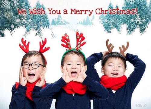 Bộ ba sao nhí Daehan Minguk Manse gửi lời chúc Giáng sinh vô cùng dễ thương