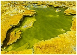 Chiêm ngưỡng vẻ đẹp kỳ lạ mang tên cánh đồng vàng Dallol