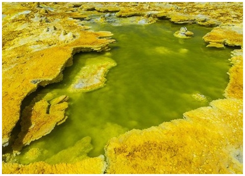 Chiêm ngưỡng vẻ đẹp kỳ lạ mang tên cánh đồng vàng Dallol