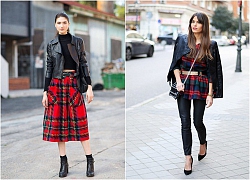 Đừng bỏ lỡ họa tiết tartan trong mùa đông này