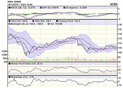 Góc nhìn kỹ thuật phiên 25/12: Dải Bollinger dưới ở mức 904 của VN-Index sẽ giúp chỉ số phục hồi