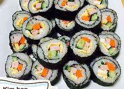 Hướng dẫn làm kimbap đơn giản ngay tại nhà