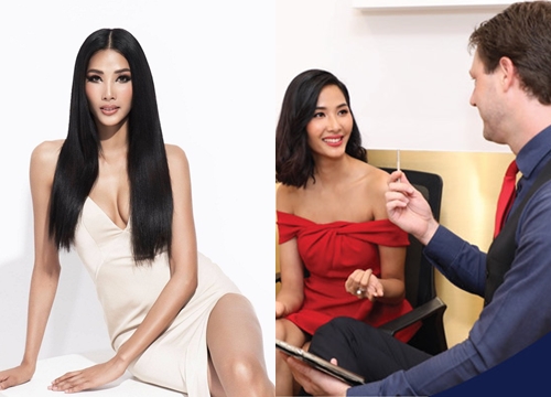 Rút kinh nghiệm từ H'Hen Niê, Hoàng Thùy gấp rút học tiếng Anh chuẩn bị tham dự Miss Universe 2019