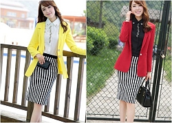 Áo khoác blazer nữ dáng dài đẹp thanh lịch dịu dàng mùa đông