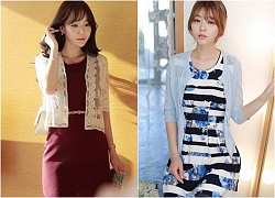 Áo khoác cardigan nữ dáng ngắn đẹp nhẹ nhàng quyến rũ đông