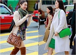 Áo khoác nữ dáng dài đẹp phong cách street style đông