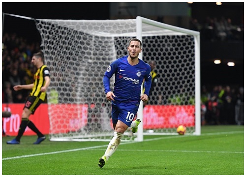 Điểm nhấn Watford 1-2 Chelsea: Eden Hazard - "Quý ngài 100"