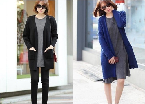 Đón đầu xu hướng với áo khoác cardigan len nữ đẹp dịu dàng đông