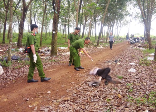 Nghi án người bán vé số dạo bị hạ sát trong lô cao su