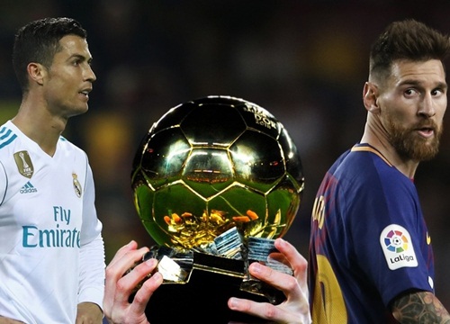 Phản ứng hoàn toàn trái ngược của Ronaldo và Messi khi không nhận được Quả bóng vàng