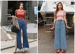 Quần jeans ống rộng sẽ thống trị năm 2019, chị em đừng nên bỏ qua