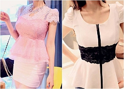 Thay đổi phong cách với áo sơ mi nữ hàn quốc peplum đẹp sang trọng