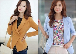 Thử diện áo khoác blazer nữ công sở đẹp suốt tuần đầy tự tin đông