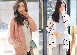 Áo khoác cardigan nữ hàn quốc đẹp nhìn là mê cho ngày đông 2019