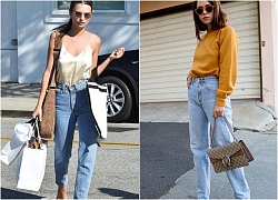 Baggy jeans cạp cao - item khiến các fashionista mê mệt