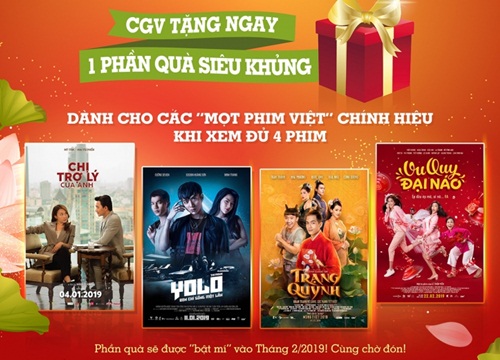 CGV chào năm mới bằng màn khuyến mãi siêu hoành tráng