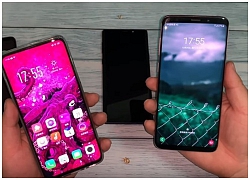 Đọ kích thước Galaxy S10+ cùng Galaxy S9+, Note 9 và OPPO Find X