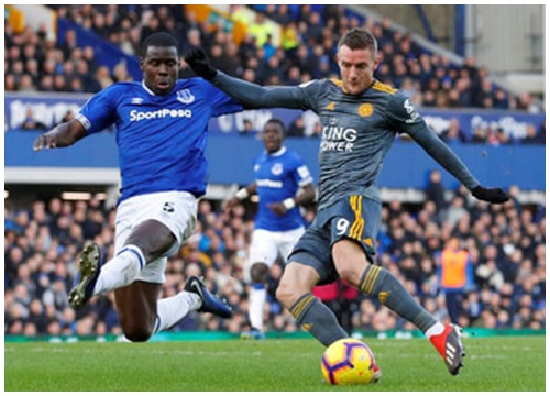 Everton 0-1 Leicester: Vardy mở hàng năm mới cho 'Bầy cáo'