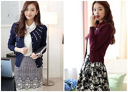 Không thể thiếu áo khoác cardigan nữ mỏng đẹp này trong mùa đông