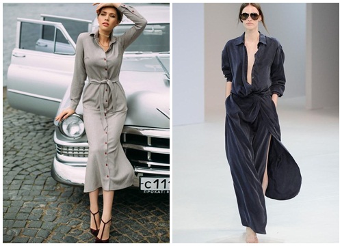 Shirtdress những chiếc váy đơn giản và tiện dụng