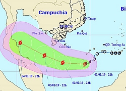 Tối nay, bão số 1 cách mũi Cà Mau 300 km