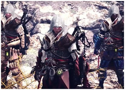 Assassin's Creed bất ngờ xuất hiện trong thế giới Monster Hunter World