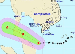 Bão Pabuk tăng tốc khi cách đất liền mũi Cà Mau 250 km