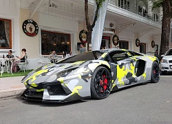 Chạm mặt Lamborghini Aventador khoác "bộ áo rằn ri" độc nhất Việt Nam