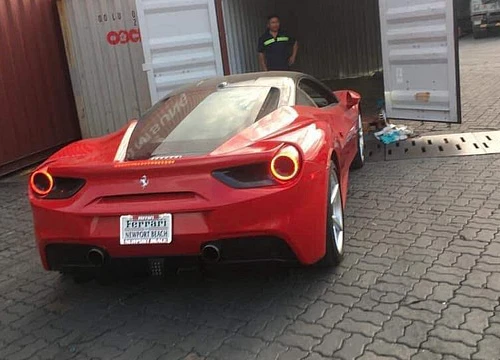 Ferrari 488 GTB hàng thửa, khắc tên đại gia Việt mở màn thú chơi nhập siêu xe về Việt Nam năm 2019