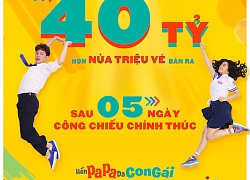 Hồn Papa, Da Con Gái lập thành tích ấn tượng chỉ sau 5 ngày công chiếu