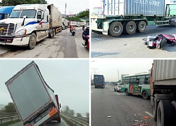 Lưu ý 'vàng' cần biết để giữ tính mạng khi đi cạnh container