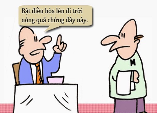 Sáng cười: Điều hòa nhiệt độ