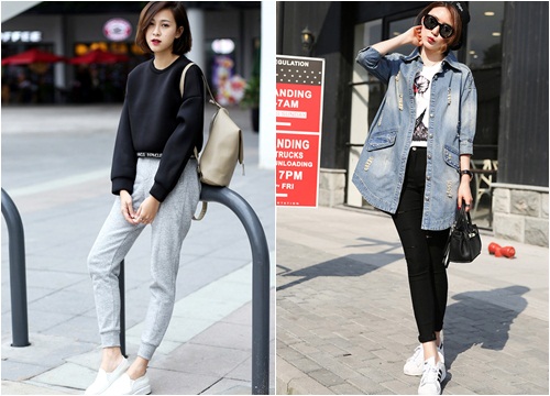 Street style cuối tuần đơn giản mà đẹp khiến bạn mê tít