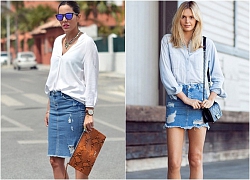 Tuyển tập chân váy denim đẹp item thời trang chưa bao giờ hết hot