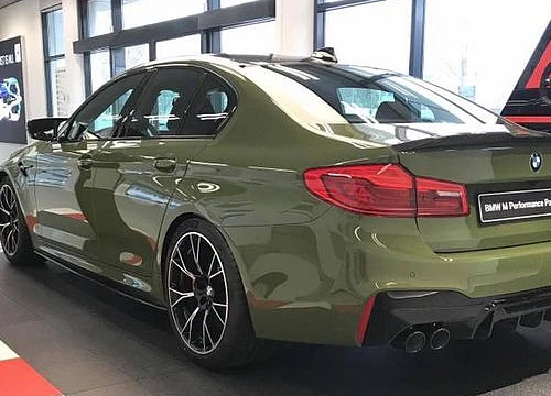 BMW M5 màu xanh Urban Green Individual khác biệt và lạ lẫm