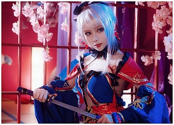 Bồi hồi cùng cosplay Miyamoto Musashi trong Fate,Grand Order