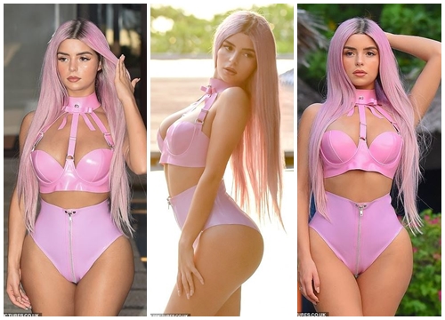 Demi Rose hoá 'búp bê Barbie hồng' bốc lửa trong kỳ nghỉ ở Thái Lan