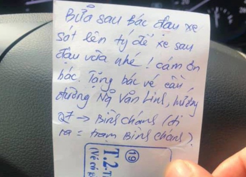 Đỗ xe kém duyên, người đàn ông tủm tỉm khi 'được' hàng xóm cảnh cáo bằng 1 tờ giấy