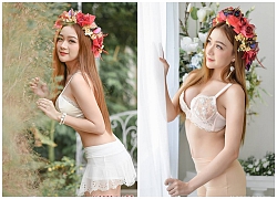 Hot girl Patthma Kumthuom eo thon dáng chuẩn khoe sắc cùng nàng xuân