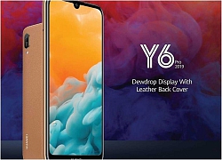 Huawei Y6 Pro (2019) ra mắt với mặt lưng bằng da và màn hình tràn cạnh