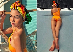 Không hổ danh là "Hoa hậu hụt" của Miss Universe Việt Nam, Á hậu Mâu Thủy khoe nhan sắc và 3 vòng ngày càng "chín mùi"