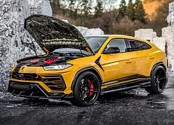 "Quái vật" siêu SUV Lamborghini Urus mạnh hơn 160 mã lực so với xe của Minh "Nhựa"