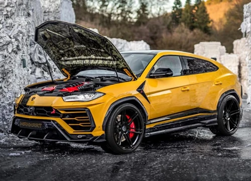 "Quái vật" siêu SUV Lamborghini Urus mạnh hơn 160 mã lực so với xe của Minh "Nhựa"